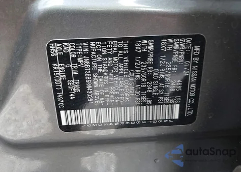 2024 Nissan Rogue Sv Intelligent Awd z USA, uszkodzony, nr VIN JN8BT3BB6RW430291